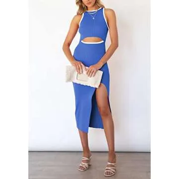 Stylish Pink Queen Cutout Midi Dress for Women