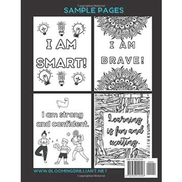 Inspirational Coloring Book for Kids: Positive Affirmations for Kids