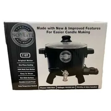 Wax Melter for Candle Making, Extra Large Tank Holds Approximately 7 Qts of Melter Wax, Will Melt All Types of Wax