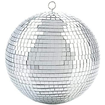 8" Mirror Disco Ball - Vibrant and Secure Party Decor for All Events