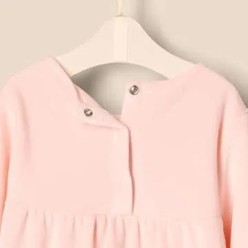 Amazon Essentials x Sofia Grainge Baby Girls' Longsleeve Corduroy Dress, Light Pink, 0-3 Months