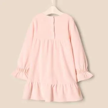 Amazon Essentials x Sofia Grainge Baby Girls' Longsleeve Corduroy Dress, Light Pink, 0-3 Months