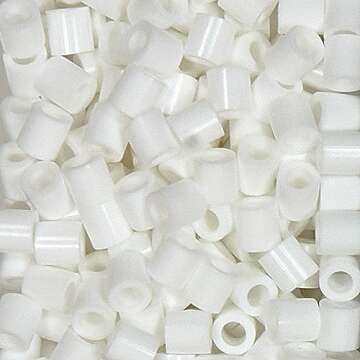 Perler Beads Fuse Beads for Crafts, 6000pcs, White