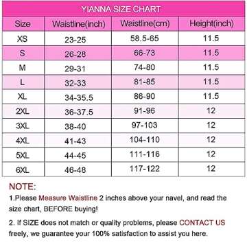 YIANNA Waist Trainer for Women Tummy Control Underbust 25 Steel Boned Sports Fitness Workout Hourglass Body Shaper, (Beige, XS)