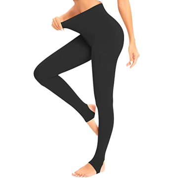 DOCUMO Black Tights for Women | Control Top Opaque Pantyhose for All Occasions