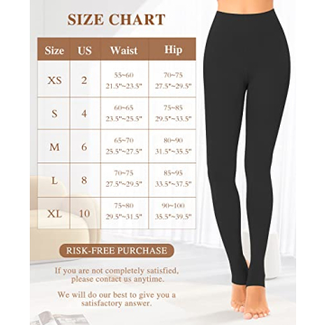 DOCUMO Black Opaque Tights for Women | Control Top Pantyhose