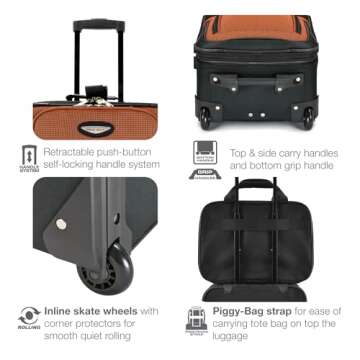 Durable Travel Select Amsterdam Expandable Luggage Set