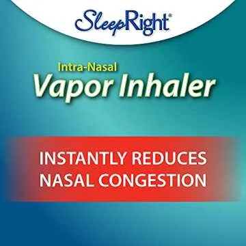 SleepRight Intra-Nasal Vapor Inhaler – Congestion Reducer for Better Sleep