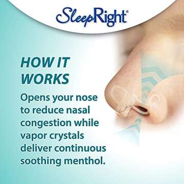 SleepRight Intra-Nasal Vapor Inhaler for Congestion Relief