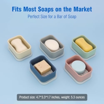 Compact Leakproof Travel Soap Case for All Occasions