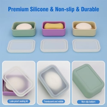Compact Leakproof Travel Soap Case for All Occasions