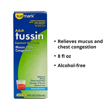 Sunmark Tussin Expectorant for Mucus and Chest Congestion