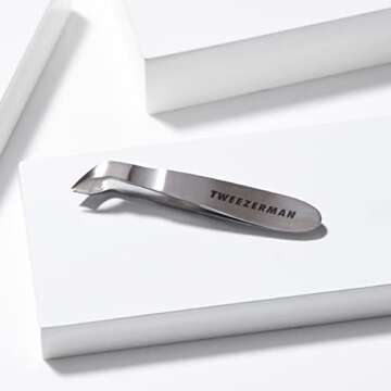 Tweezerman Men's Mini Hangnail Squeeze Snip Nipper, Silver