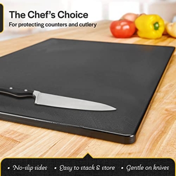 Commercial Grade Plastic Cutting Board - Dishwasher Safe & Durable