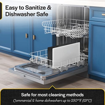 Commercial Grade Plastic Cutting Board - Dishwasher Safe & Durable