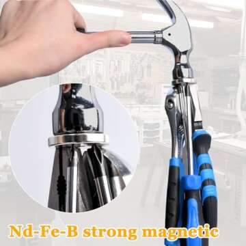 60 Pcs Strong Neodymium Disc Magnets with Hole, Small Permanent Round Ring Rare Earth Magnets Heavy Duty, for Cabinets Lockers Cruise Crafts DIY Industrial Screws (8 x 3 mm Hole 3 mm)