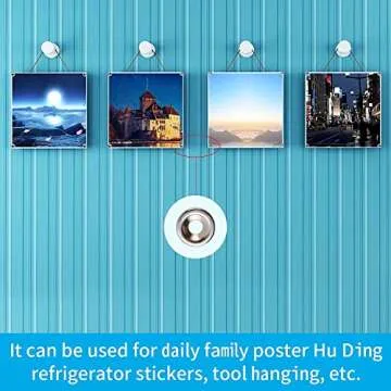 60 Pcs Strong Neodymium Disc Magnets with Hole, Small Permanent Round Ring Rare Earth Magnets Heavy Duty, for Cabinets Lockers Cruise Crafts DIY Industrial Screws (8 x 3 mm Hole 3 mm)