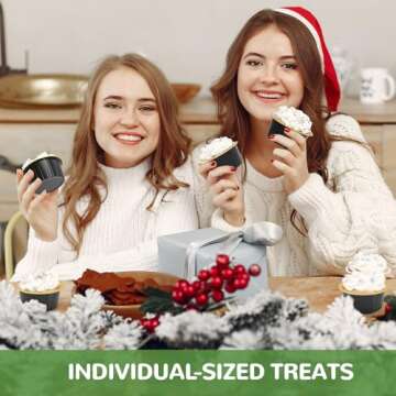 TLAZZ 40 Pack Mini Cake Pans with Lids for Easy Baking