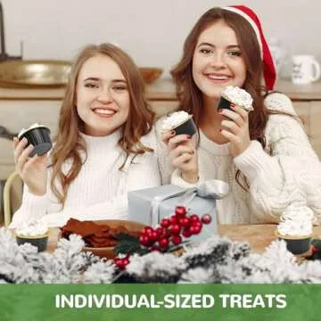 TLAZZ 40 Pack Mini Cake Pans with Lids for Easy Baking