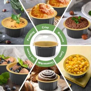 TLAZZ 40 Pack Mini Cake Pans with Lids for Easy Baking