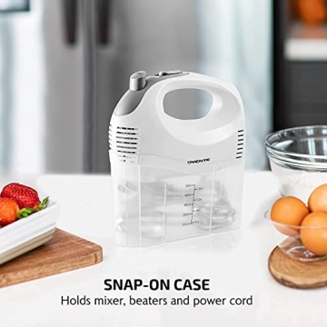 OVENTE 5 Speed Electric Hand Mixer for Baking