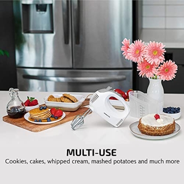 OVENTE 5 Speed Electric Hand Mixer for Baking