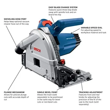 Bosch Tools Track Saw GKT13-225L for Precision Cutting