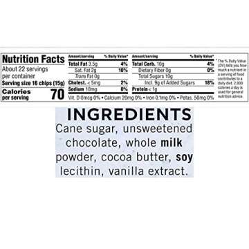 Ghirardelli Premium Baking Chips Bundle, Includes 1 of each: Milk Chocolate Chips, 11.5 oz and Classic White Chocolate Chips, 11 oz