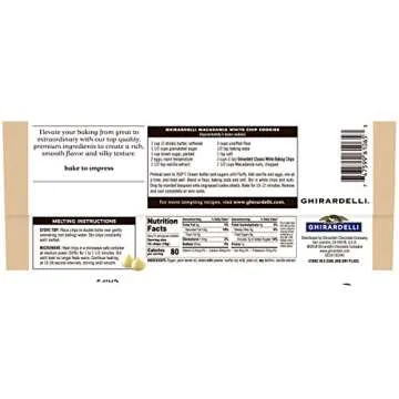Ghirardelli Premium Baking Chips Bundle, Includes 1 of each: Milk Chocolate Chips, 11.5 oz and Classic White Chocolate Chips, 11 oz