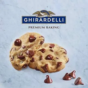 Ghirardelli Premium Baking Chips Bundle, Includes 1 of each: Milk Chocolate Chips, 11.5 oz and Classic White Chocolate Chips, 11 oz
