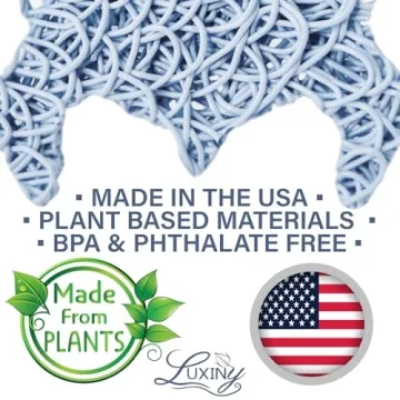 Soap Savers for Bar Soap/ShampooConditioner Bars, Made in USA by Luxiny |Lifts Bars in Soap Dishes & Shower Soap Holders |Handmade Soap Lasts Longer |Bars Dry Between uses(Blue Sea Turtle)