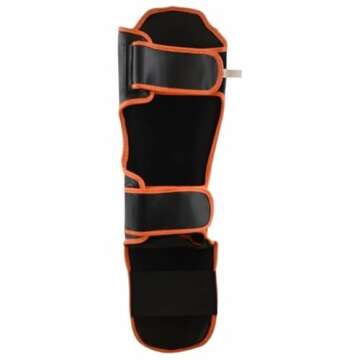 Tiger Pro Shin Guards MMA Martial Arts, Muay Thai, Kickboxing, Leg Instep Protection Pads, Kicking, Sparring, Training Gear, Karate, Boxing, Taekwondo - Unisex (Medium)