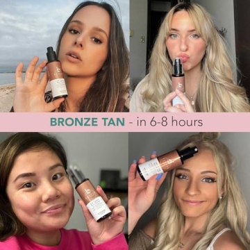 Face Tanner Serum with Anti-Aging for Radiant Skin