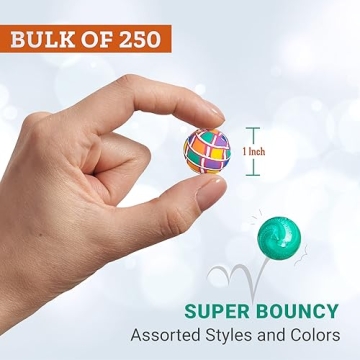 Bedwina Bouncy Balls - Pack of 250 Colorful Fun!