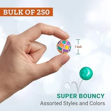 Bedwina Bouncy Balls - Pack of 250 Colorful Fun!