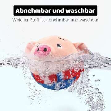 Active Moving Plush Dog Toy - Fun & Squeaky Interactive Ball