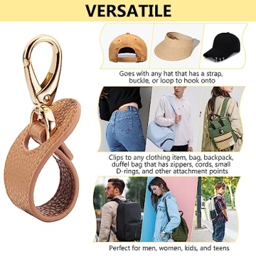 BAREFOOT CARIBOU Hands-Free Hat Clip for Travel