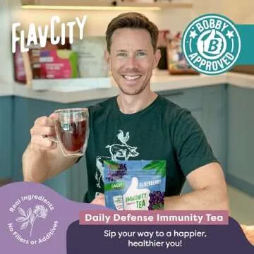 FlavCity Daily Defense Elderberry Immunity Tea 30 Servings