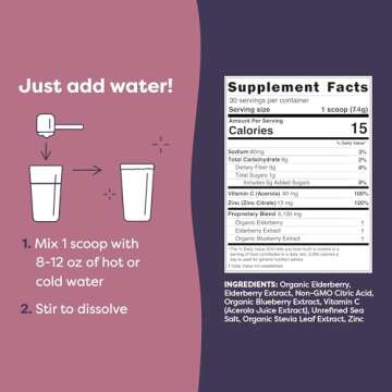 FlavCity Daily Defense Elderberry Immunity Tea 30 Servings