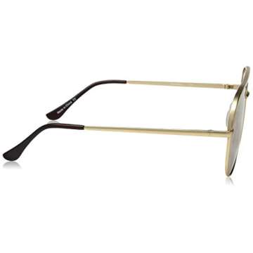 Quay Australia SAHARA Women's Sunglasses Oversized Aviator Sunnies - Gold/Tope