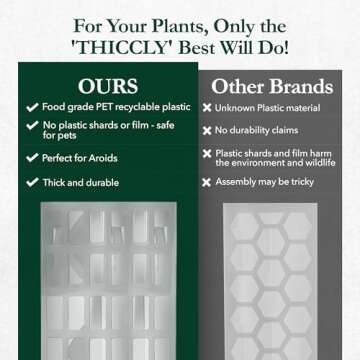 THICCLY V2 Large GrowPole for Climbing Plants - 5 Pcs