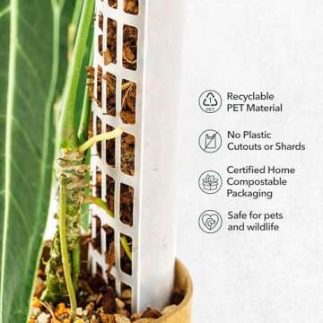 THICCLY V2 Large GrowPole for Climbing Plants - 5 Pcs