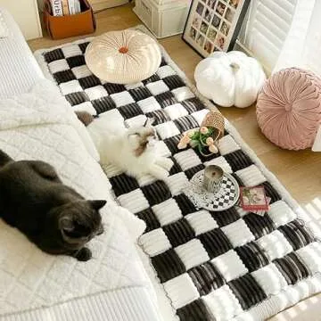 Yoovat Funny Couch Cover - Stylish Cotton Pet Mat