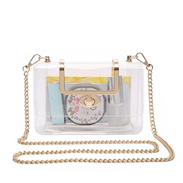 MOETYANG Clear Purse Stadium Approved for Women - Stylish Crossbody Bag