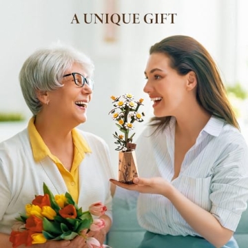 ROBOTIME 3D Wooden Flower Kit - Creative DIY Decor