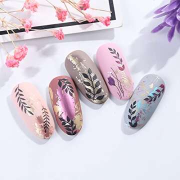 Kalolary 29Pcs Nail Stickers for Easy DIY Nail Art