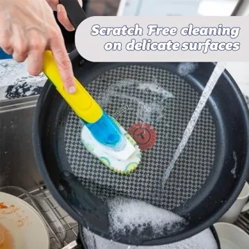 Scrub Daddy Soap Dispensing Dish Wand with Scraper