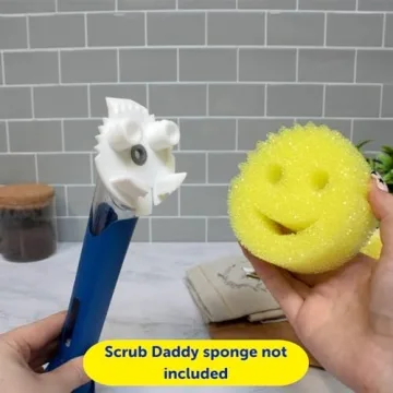 Scrub Daddy Soap Dispensing Dish Wand with Scraper