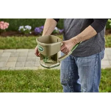 Scotts Hand-Powered Spreader for Lawn Care and Maintenance