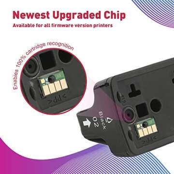 HOTCOLOR Re-Manufactured Ink Cartridge Replacement for 02 Black Ink cartridges C8721WN for c5180 c6280 c7280 c8180 D7360 Ink (3Black, 3 Pack)